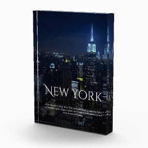 New York City Skyline Poster - Moderne Kunst Pri Fotoblock