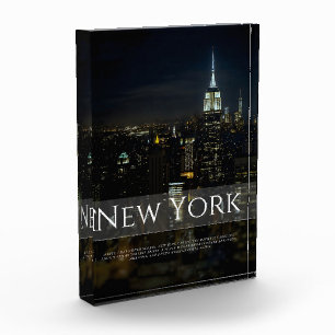 New York City Skyline Poster - Moderne Kunst Pri Fotoblock