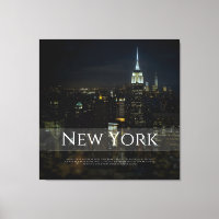 New York City Skyline Poster - Moderne Kunst Pri