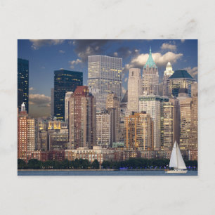 New York City Skyline Postkarte