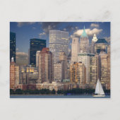 New York City Skyline Postkarte (Vorderseite)