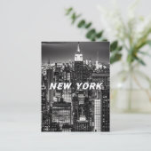 New York City Skyline Postkarte (Stehend Vorderseite)