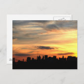 New York City Skyline Postkarte (Vorne/Hinten)