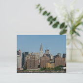 New York City Skyline - Postkarte (Stehend Vorderseite)