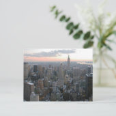 New York City Skyline Postkarte (Stehend Vorderseite)