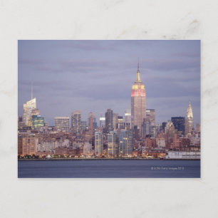 New York City Skyline Postkarte