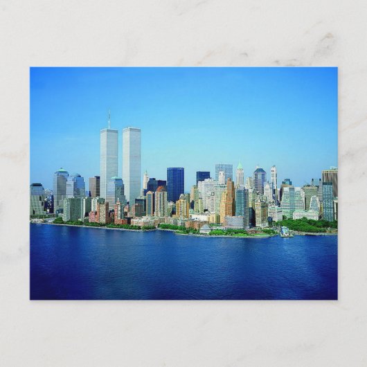 New York City Skyline Postkarte (Vorderseite)
