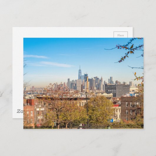 New York City Skyline Postkarte (Vorne/Hinten)