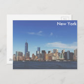 New York City Skyline Postkarte (Vorne/Hinten)