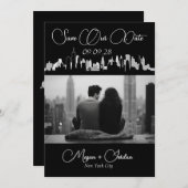New York City Skyline Save the Date (Vorne/Hinten)