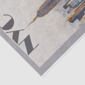 New York City Skyline Seidenpapier (Ausschnitt)