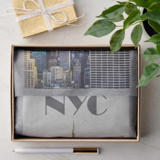 New York City Skyline Seidenpapier (Geschenk)