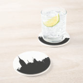 New York City Skyline Silhouette Untersetzer (Seite)