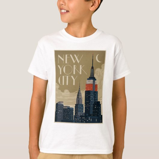New York City Skyline T-Shirt (Vorderseite)