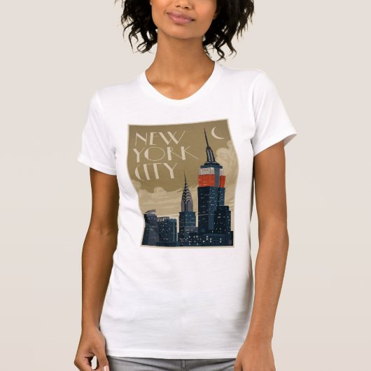 New York City Skyline T-Shirt (Vorderseite)