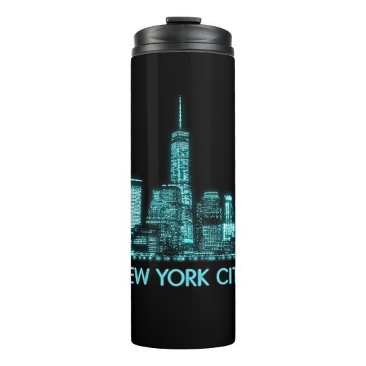 New York City Skyline Thermosbecher (Vorderseite)