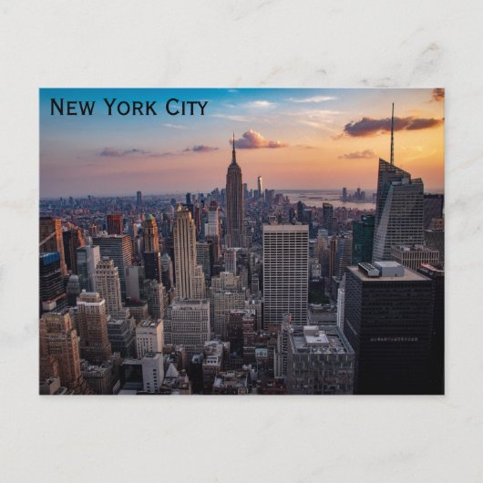 New York City Skyline Travel Foto Postkarte (Vorderseite)