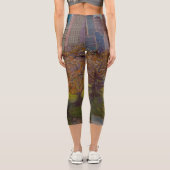 New York City Skyline und Central Park Capri Leggings (Rückseite)