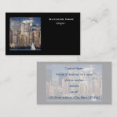 New York City Skyline Visitenkarte (Vorne/Hinten)