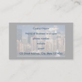 New York City Skyline Visitenkarte (Rückseite)