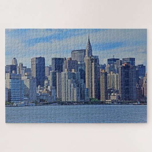 New York City Skyline Vom East River A1 Puzzle (Horizontal)