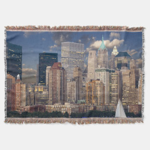 New York City Skyline von Hudson River Decke