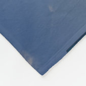 New York City Skyline von Hudson River Fleecedecke (Ecke)