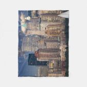 New York City Skyline von Hudson River Fleecedecke (Vorderseite)