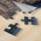 New York City Skyline von Hudson River Puzzle (Seite)