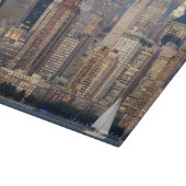 New York City Skyline von Hudson River Schneidebrett (Ecke)