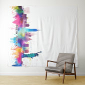 New York City Skyline Wandteppich (Beispiel (Horizontal))