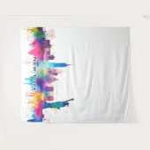 New York City Skyline Wandteppich (Vorderseite (Horizontal))
