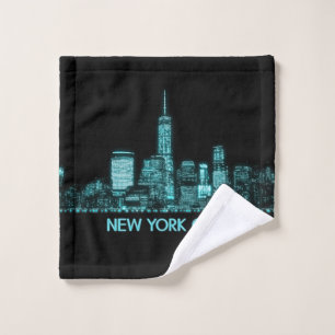 New York City Skyline Waschlappen