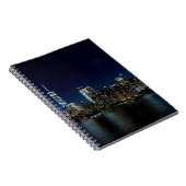 New York City Skyscraper Towers Night USA Notizblock (Rechte Seite)