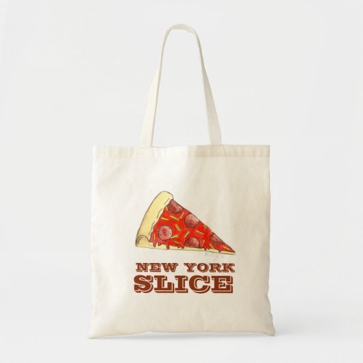 New York City Slice NYC Pepperoni Pizza Tasche (Vorne)