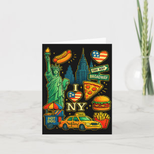 New York City Souvenir NY Icons Kleinkinder Jungen Karte
