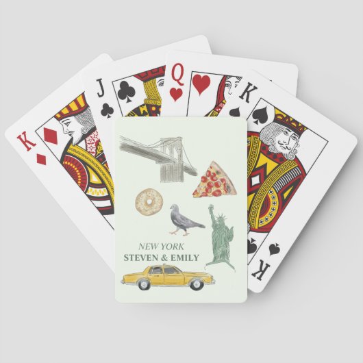 New York City Spielkarten (Rückseite)