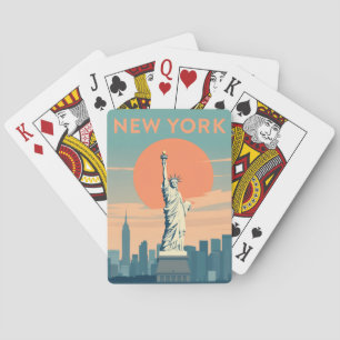 New York City Spielkarten-Deck Vintage Reise Spielkarten