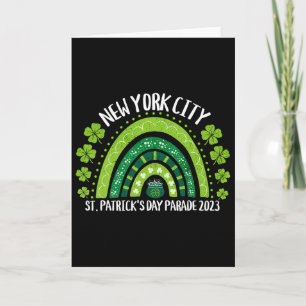 New York City St. Patrick's Day Parade passende Fa Karte