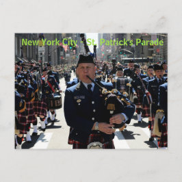 New York City St Patrick's Parade Postkarte
