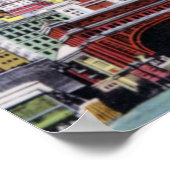 New York City Staten Island Ferry and Skyline Poster (Ecke)