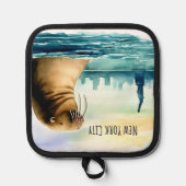 New York City Statue of Liberty Souvenir Topflappen (Vorderseite)