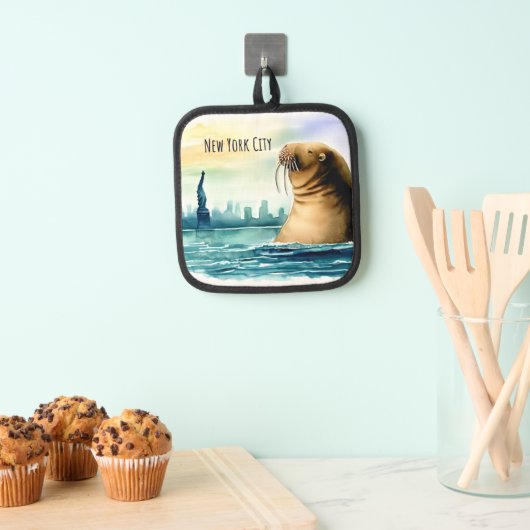 New York City Statue of Liberty Souvenir Topflappen (Insitu (Hängend))