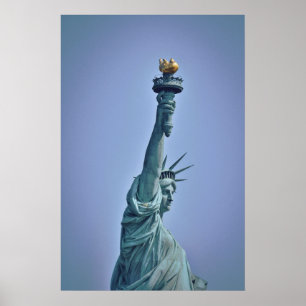 New York City Statue of Liberty Vintage Reise Poster