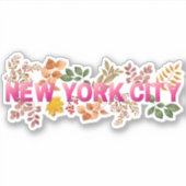 New York City Sticker (Vorderseite)