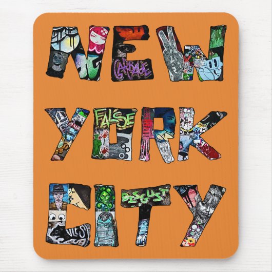 New York City Street Art Mousemat Mousepad (Vorne)