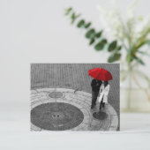 New York City Street Scene Postkarte (Stehend Vorderseite)