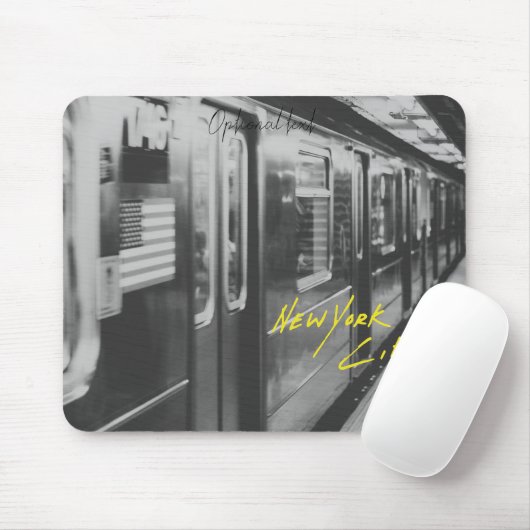 New York City Subway Mousepad (Mit Mouse)
