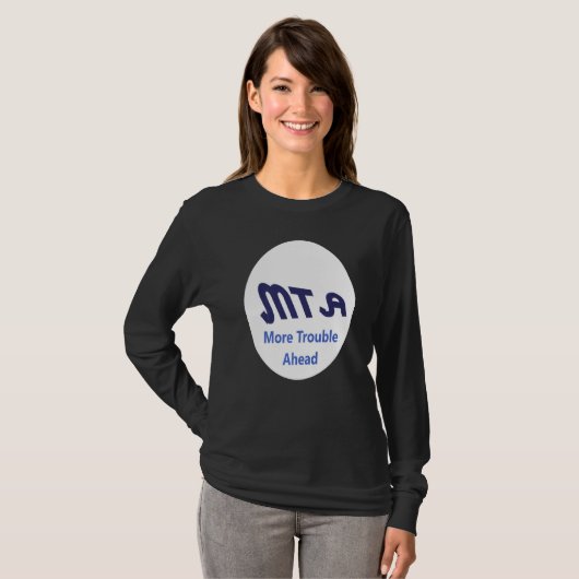 New York City Subway Train Parody T-Shirt (Vorne ganz)