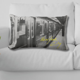 New York City Subway Urban Chic Throw Kissen